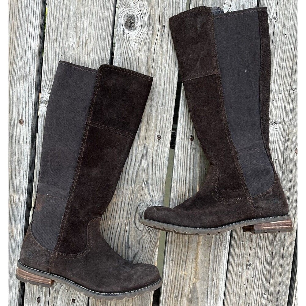 Ariat Sutton Women’s 10B Waterproof Riding Boots Brown Suede 10024988